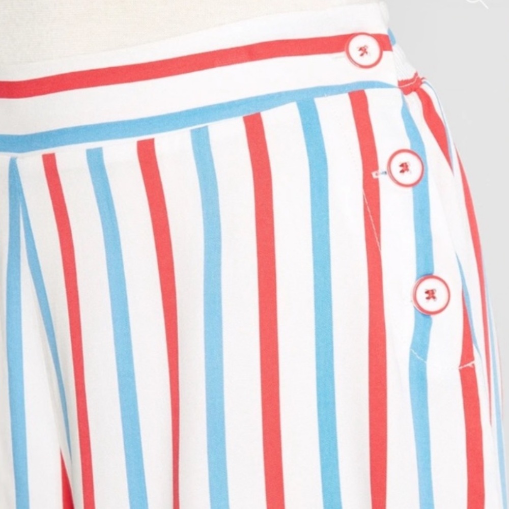 Modcloth x Barbie NWT Barbie Stripe Made in the U.S.A. Shorts - Picture 3 of 8